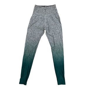 BEYOND YOGA, Workout High Waisted Leggings, Small, Ombré Green and Gray, Used